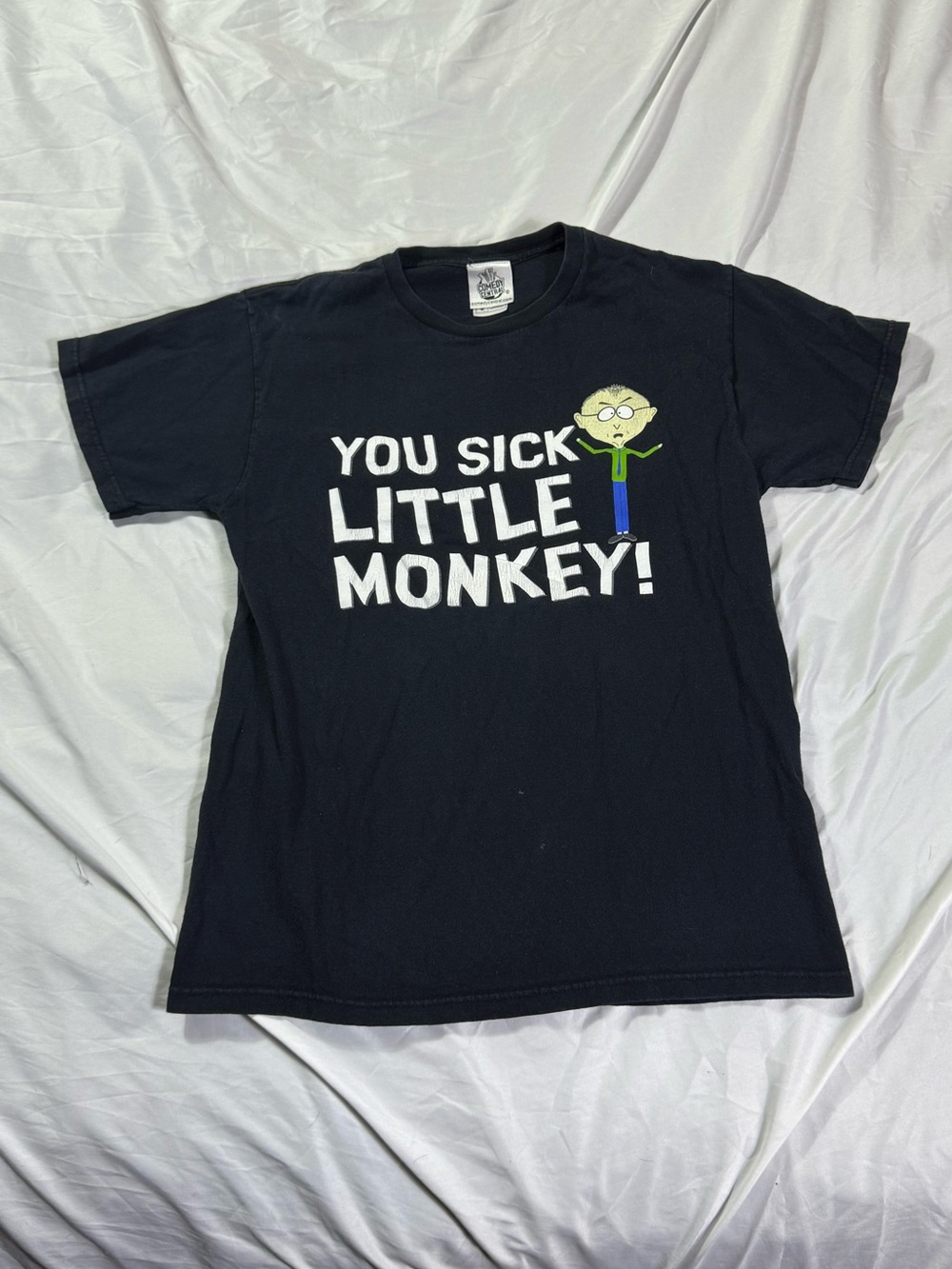 Vintage South Park Comedy Central M  'You Sick Little Monkey!' Graphic Tee -